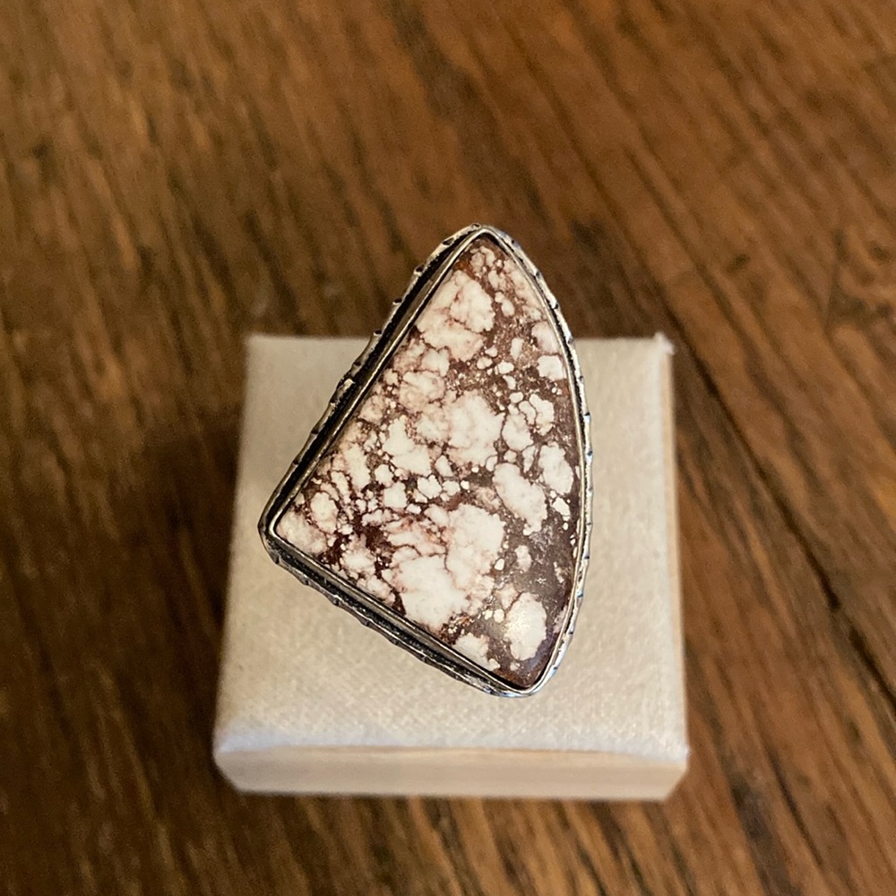 Wild Horse Jasper Natural Gemstone Ring NWOT